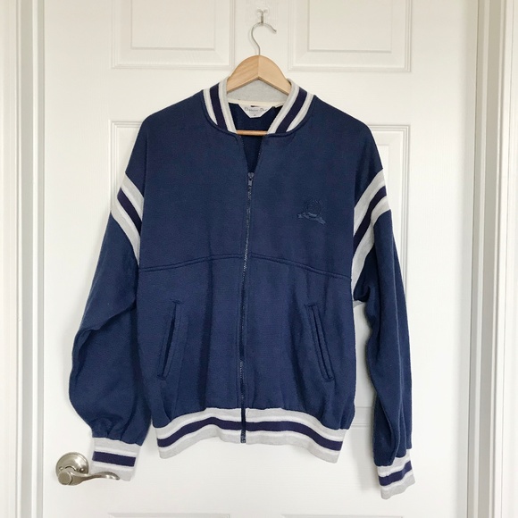 vintage zip up sweater